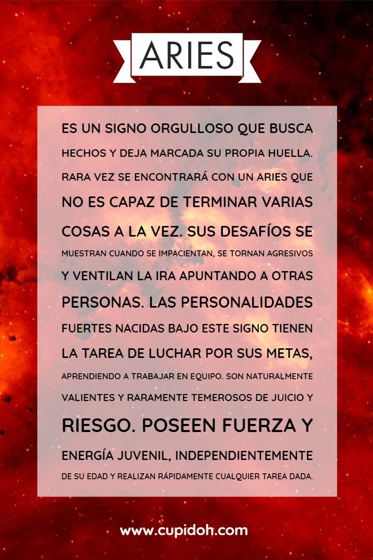 personalidad de Aries