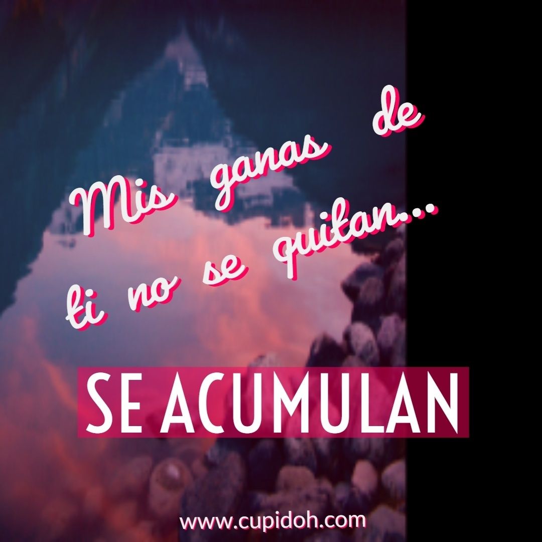 22 Imágenes con frases bonitas que le encantarán 12 mis ganas se acumulan