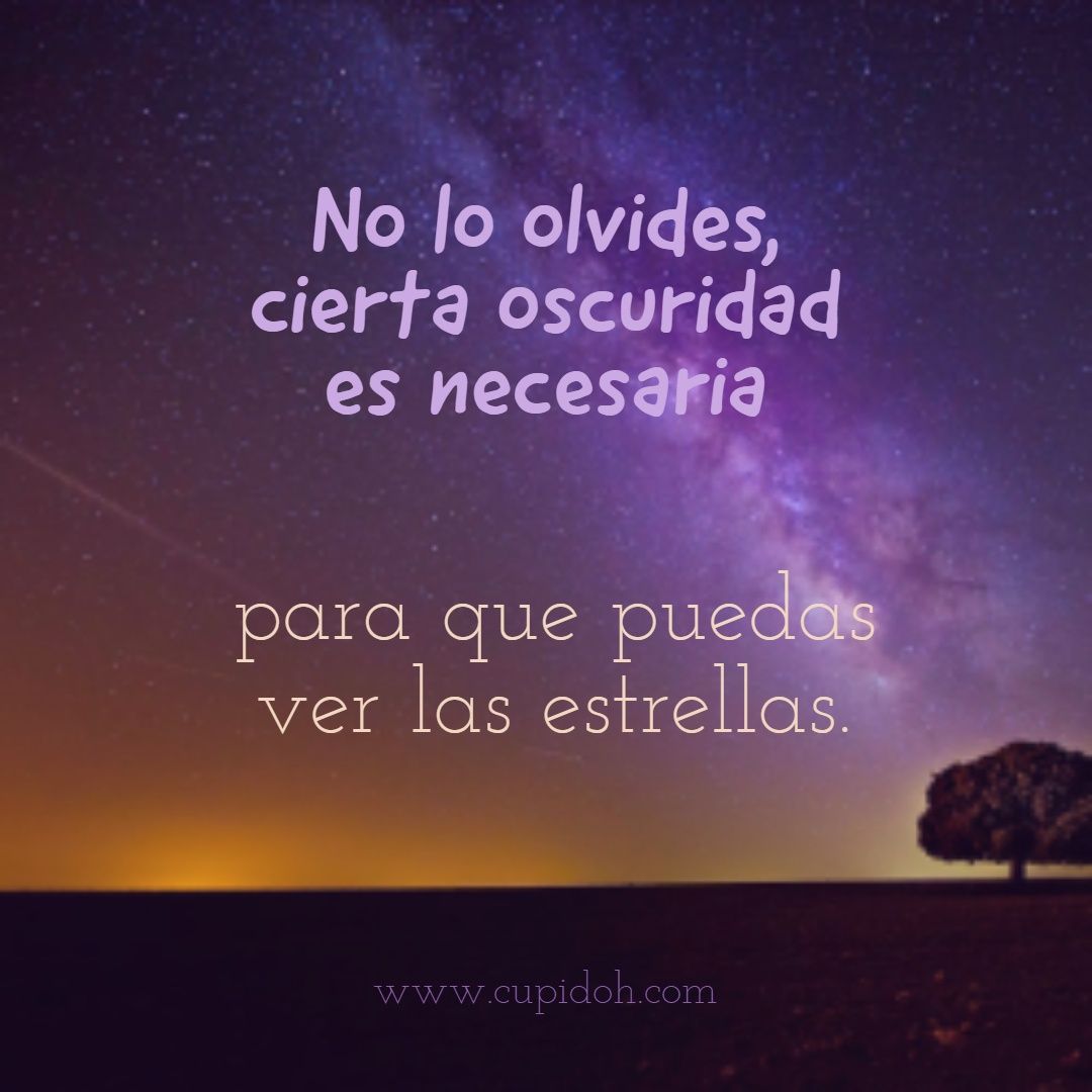 22 Imágenes con frases bonitas que le encantarán 13 oscuridad es necesaria