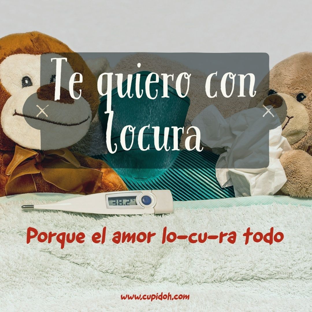 22 Imágenes con frases bonitas que le encantarán 21 te quiero con locura
