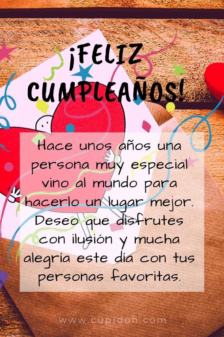 Felicitaciones de cumpleaños