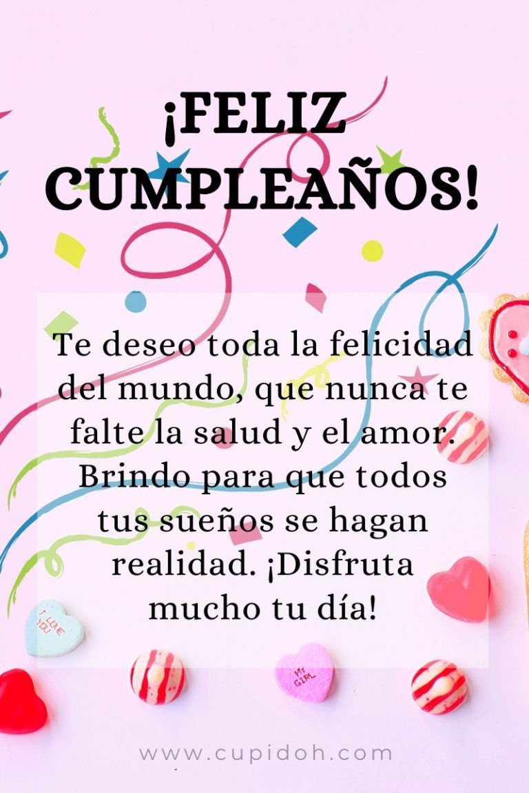 Felicitaciones de cumpleaños