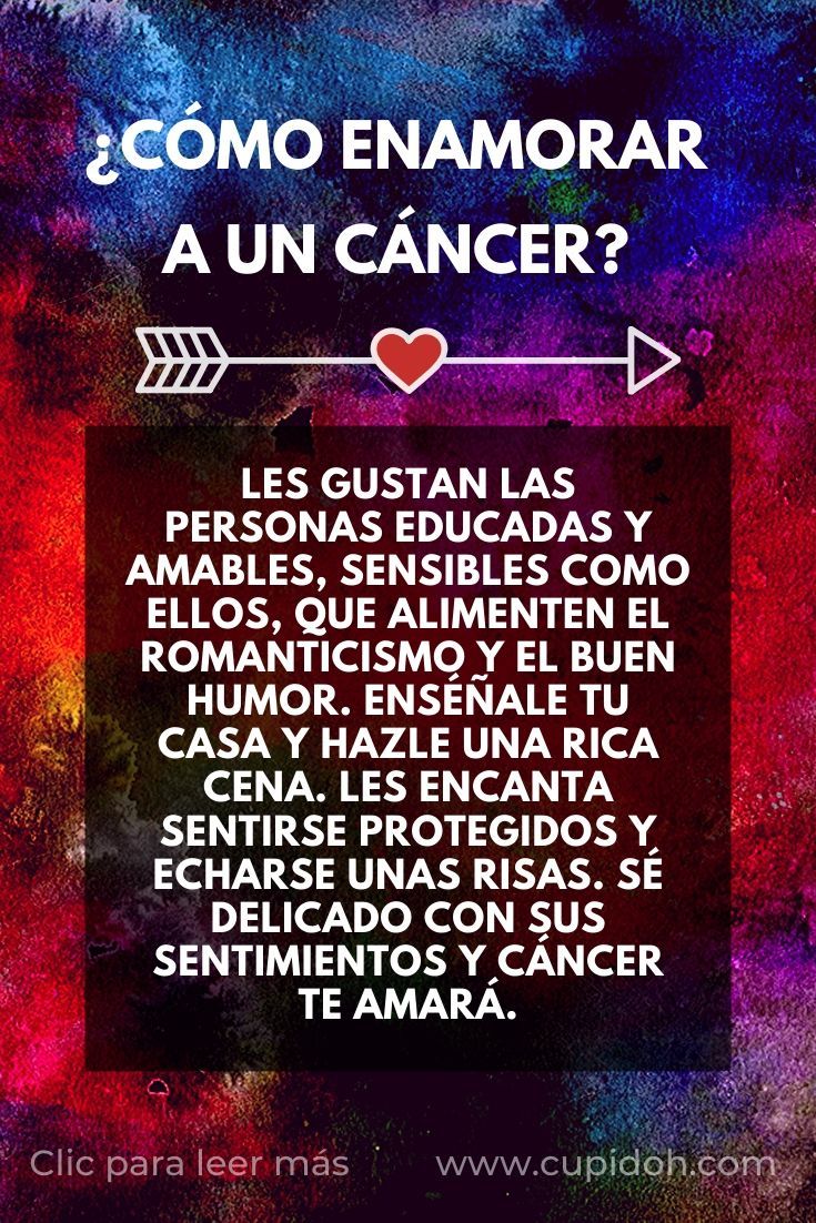 ¿Cómo conquistar a los signos de Agua? 1 como enamorar a un cáncer