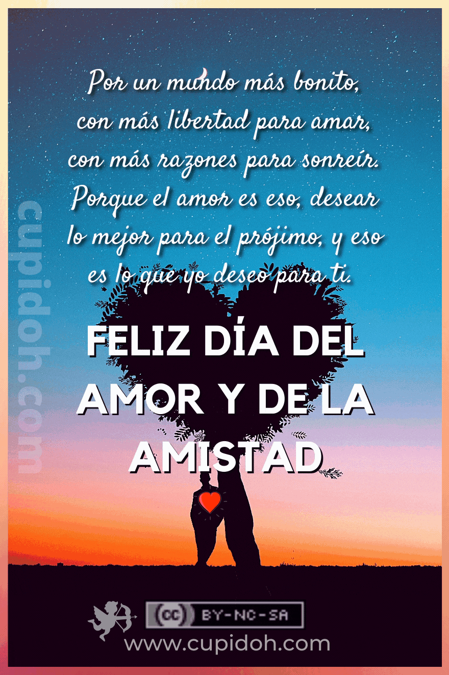 feliz día del amor y de la amistad