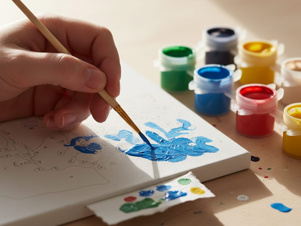 Idea de regalo fácil y personal: Pintar por números personalizado 2 pintar por numeros